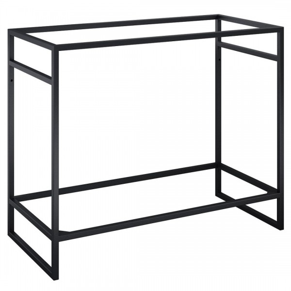 Elita Meble Indus stelaż 100 cm stojący czarny mat 168667