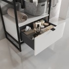 Elita Meble Indus szafka 60 cm do stelaża biały połysk 168671