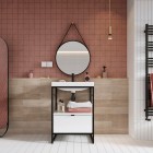 Elita Meble Indus szafka 60 cm do stelaża biały połysk 168671