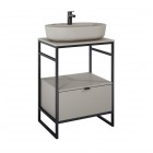 Elita Meble Indus szafka 60 cm do stelaża beżowy mat 168757