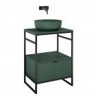 Elita Meble Indus szafka 60 cm do stelaża zielony mat 168749