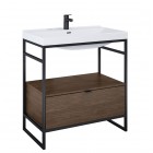 Elita Meble Indus szafka 80 cm do stelaża orzech lincoln 168680