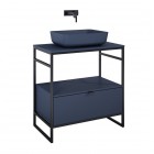 Elita Meble Indus szafka 80 cm do stelaża granatowy mat 168754