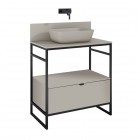 Elita Meble Indus szafka 80 cm do stelaża beżowy mat 168758