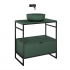 Elita Meble Indus szafka 80 cm do stelaża zielony mat 168750