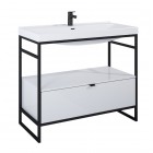 Elita Meble Indus szafka 100 cm do stelaża biały połysk 168673