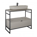 Elita Meble Indus szafka 100 cm do stelaża beżowy mat 168759