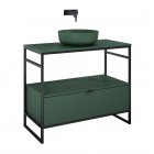 Elita Meble Indus szafka 100 cm do stelaża zielony mat 168751