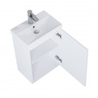 Elita Meble Kido White Mat zestaw szafka z umywalką 45 cm 168378