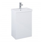 Elita Meble Kido zestaw szafka z umywalką 45 cm biały połysk 169105