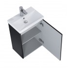 Elita Meble Kido Black Mat zestaw szafka z umywalką 45 cm 168379