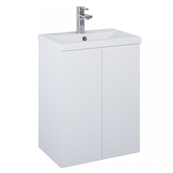 Elita Meble Kido White Mat zestaw szafka z umywalką 50 cm 168089