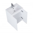 Elita Meble Kido White Mat zestaw szafka z umywalką 50 cm 168089