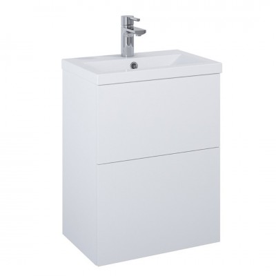 Elita Meble Kido White Mat zestaw szafka z umywalką 50 cm 168091