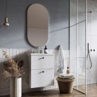 Elita Meble Kido White Mat zestaw szafka z umywalką 50 cm 168091