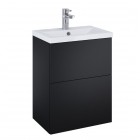 Elita Meble Kido Black Mat zestaw szafka z umywalką 50 cm 168098
