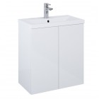 Elita Meble Kido zestaw szafka z umywalką 60 cm biały połysk 169099