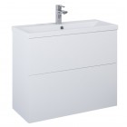 Elita Meble Kido White Mat zestaw szafka z umywalką 80 cm 168093