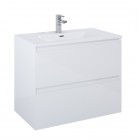 Elita Meble Split szafka podumywalkowa 80 cm biały połysk 169088