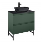 Elita Meble Split szafka podumywalkowa 80 cm zielony mat 169000