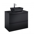 Elita Meble Split Black Mat szafka podumywalkowa 80 cm 168147