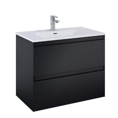 Elita Meble Split Black Mat szafka podumywalkowa 80 cm 168147