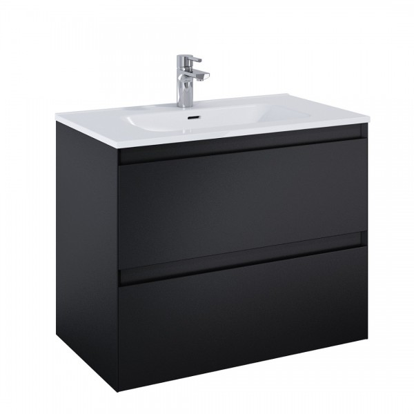 Elita Meble Split Black Mat szafka podumywalkowa 80 cm 168147