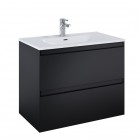 Elita Meble Split Black Mat szafka podumywalkowa 80 cm 168147