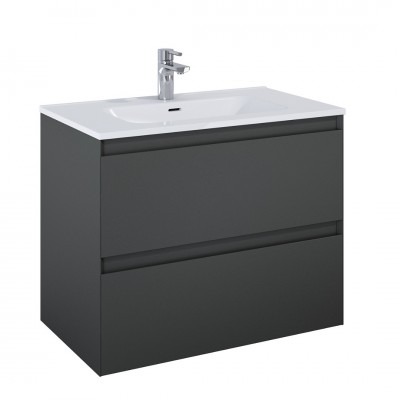 Elita Meble Split Anthracite Mat szafka podumywalkowa 80 cm 168146