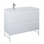 Elita Meble Split White Mat szafka podumywalkowa 100 cm lewa 168156