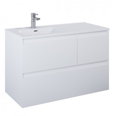 Elita Meble Split White Mat szafka podumywalkowa 100 cm lewa 168156