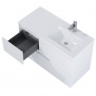 Elita Meble Split White Mat szafka podumywalkowa 100 cm prawa 168160