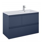 Elita Meble Split szafka podumywalkowa 100 cm prawa granatowy mat 169013