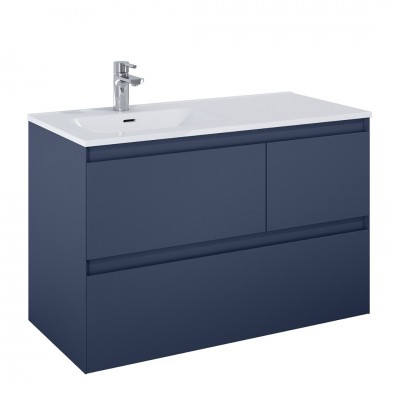 Elita Meble Split szafka podumywalkowa 100 cm lewa granatowy mat 169010