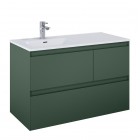 Elita Meble Split szafka podumywalkowa 100 cm lewa zielony mat 169006