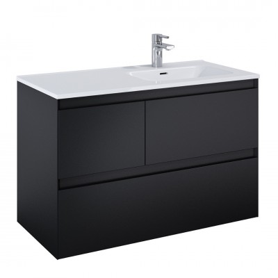 Elita Meble Split Black Mat szafka podumywalkowa 100 cm prawa 168163