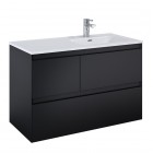 Elita Meble Split Black Mat szafka podumywalkowa 100 cm prawa 168163