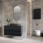 Elita Meble Split Anthracite Mat szafka podumywalkowa 100 cm prawa 168162