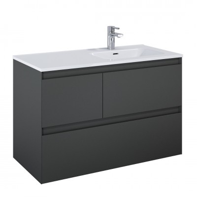 Elita Meble Split Anthracite Mat szafka podumywalkowa 100 cm prawa 168162