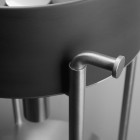 Deante Silia konsola łazienkowa stojąca stal szczotkowana CKS_F36A