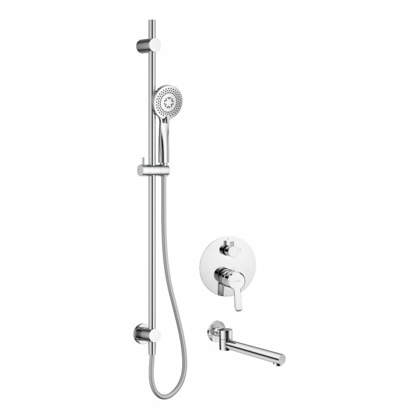 Deante Arnika zestaw wannowo-prysznicowy podtynkowy chrom NAC_09QA