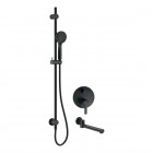 Deante Arnika zestaw wannowo-prysznicowy podtynkowy czarny mat NAC_N9QA