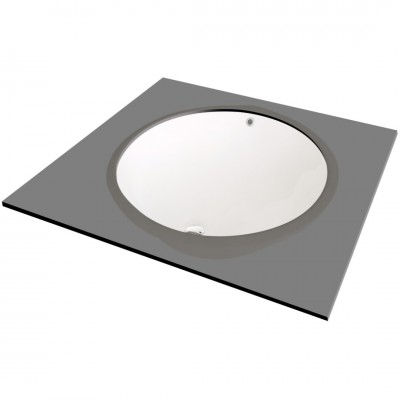 Deante Alpinia umywalka podblatowa 33x43 cm owalna biała CGA_6U5U