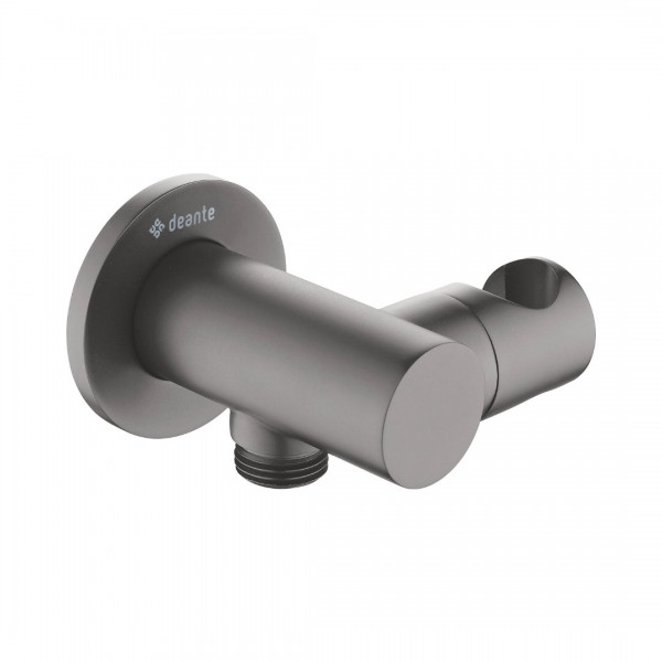 Deante Cascada przyłącze kątowe z uchwytem titanium NAC_D57K