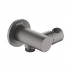 Deante Cascada przyłącze kątowe z uchwytem titanium NAC_D57K