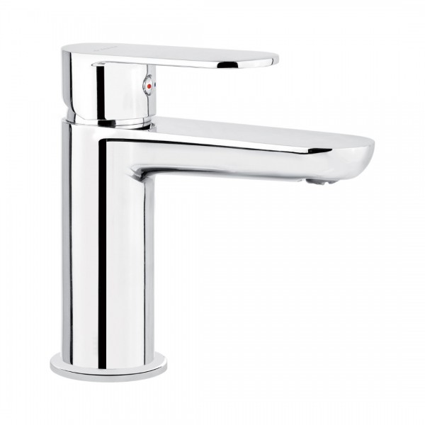 Deante Alpinia bateria umywalkowa stojąca chrom BGAE020M