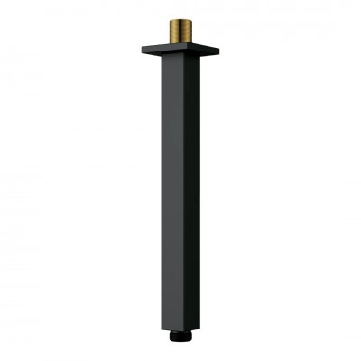 Deante Cascada ramię prysznicowe 25 cm sufitowe czarny mat NAC_N48K