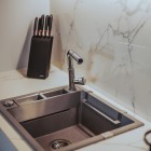 Deante Silia bateria zlewozmywakowa chrom BQS 073M