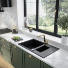 Deante Silia bateria zlewozmywakowa złota BQS_Z73M