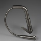 Deante Silia bateria kuchenna z wyciąganą wylewką titanium BQS_D73M